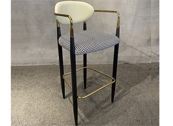 現(xiàn)代簡約輕奢不銹鋼吧臺(tái)椅高腳凳吧臺(tái)凳