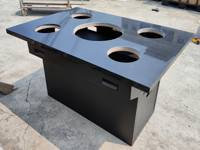 智能無煙凈化單人小火鍋烤肉一體餐桌