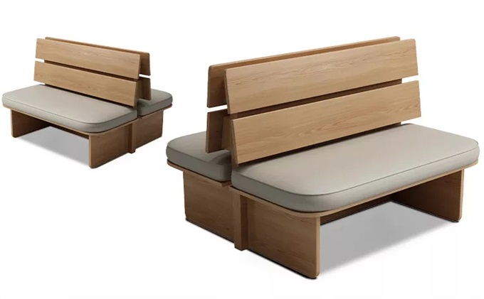 火鍋店烤肉店餐飲時尚雙人位卡座沙發(fā)