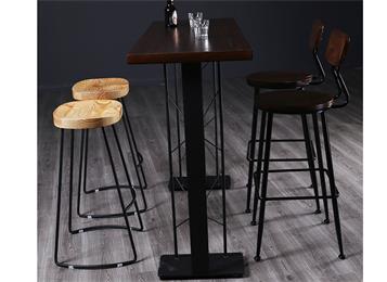 復(fù)古工業(yè)風(fēng)鐵藝個性酒吧桌