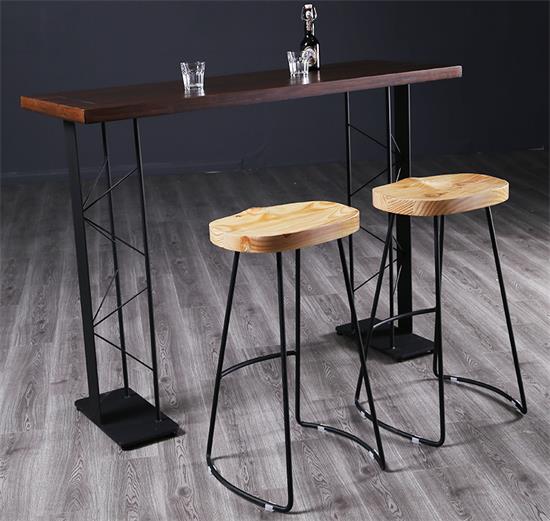 復(fù)古工業(yè)風(fēng)鐵藝個性酒吧桌