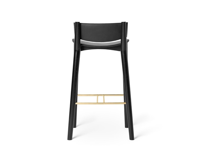 北歐酒吧創意實木簡約靠背高腳椅子