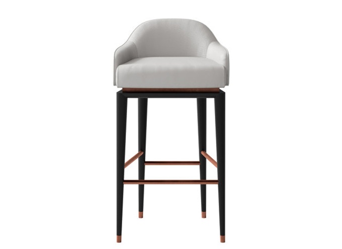 民謠酒吧個性優(yōu)質(zhì)實木高腳酒吧椅