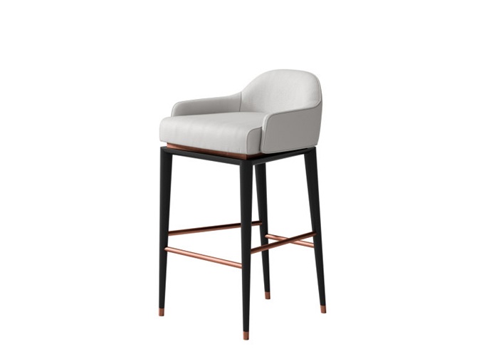 民謠酒吧個性優(yōu)質(zhì)實木高腳酒吧椅