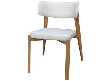 北歐田園橡木西餐廳餐椅_簡(jiǎn)約休閑咖啡廳椅子_工廠直銷