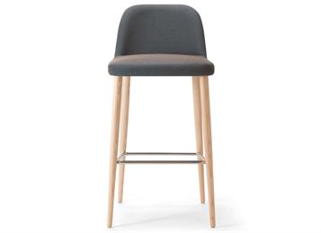 美式田園風咖啡廳實木休閑吧椅