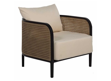 咖啡廳中式布藝軟包實木