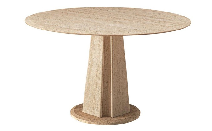 后現代簡約大理石圓形咖啡桌