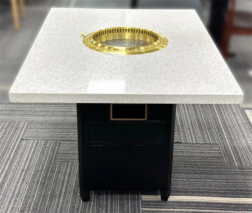 自助烤肉餐廳炭火烤肉下排風烤肉桌