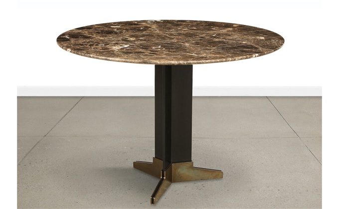 高級(jí)西餐廳金屬腳大理石西餐廳桌子