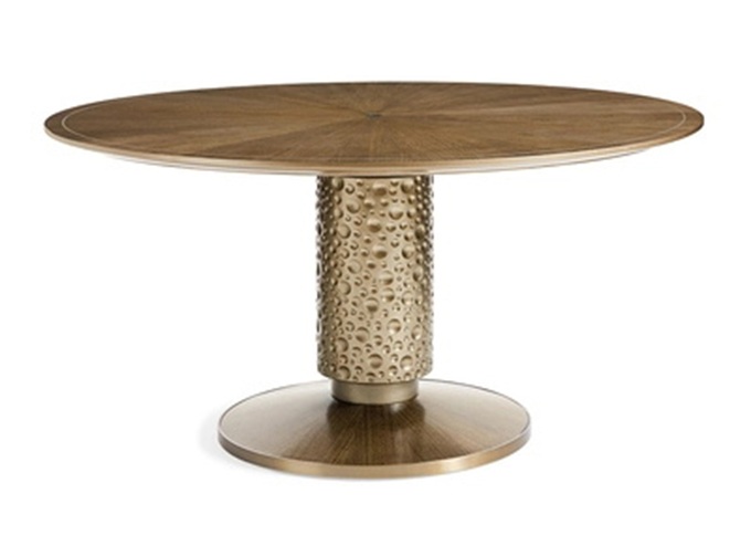 西餐廳美式經典實木創意鋼腳餐桌