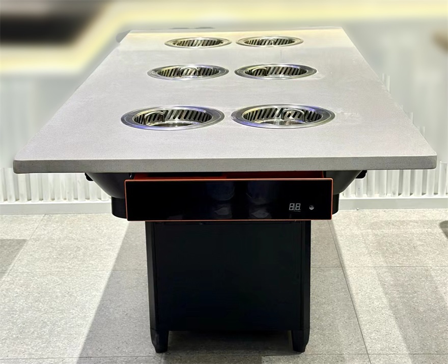 連鎖自助火鍋一人一個小火鍋無煙凈化火鍋桌