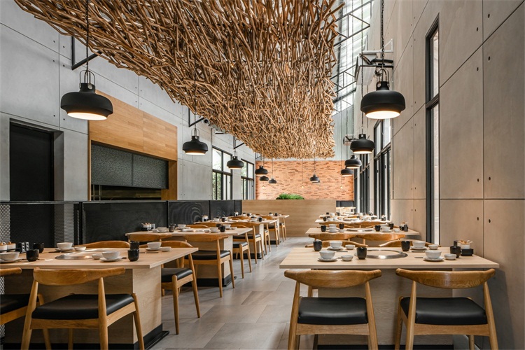 燒烤餐廳空間設(shè)計效果圖