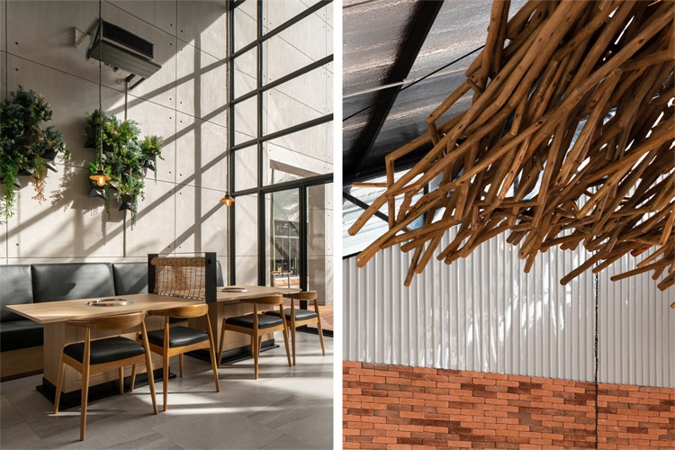 燒烤餐廳空間設(shè)計效果圖