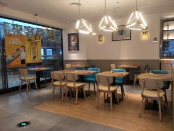 豪客來(lái)西式連鎖餐廳新店餐桌椅定做