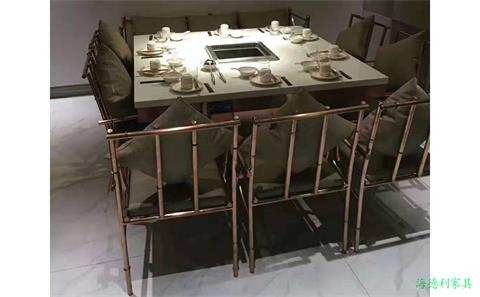 無煙電磁爐火鍋桌