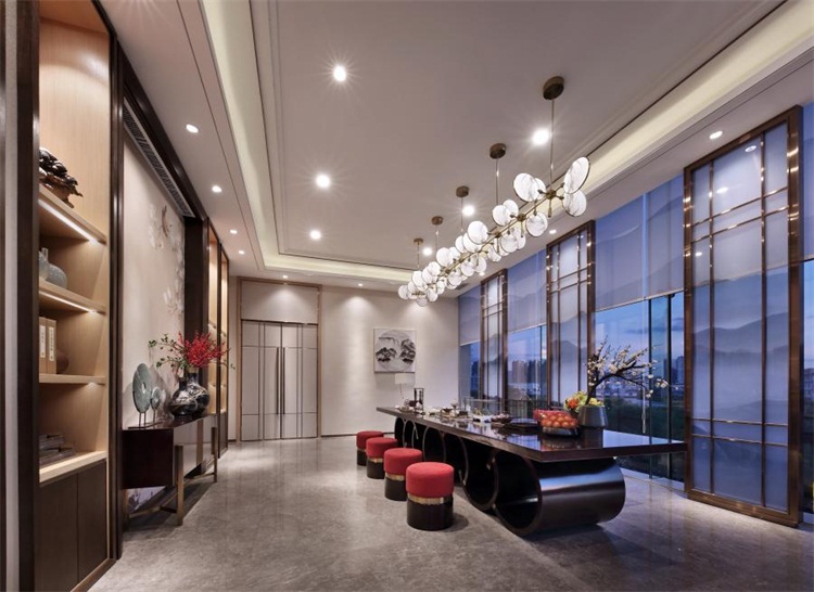 茶業會館空間設計效果圖