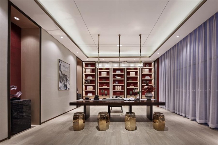 茶業會館空間設計效果圖