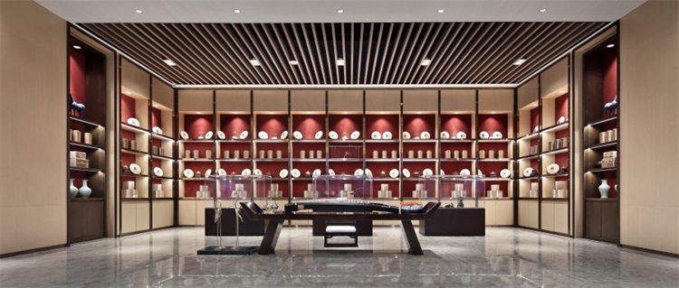 茶業會館空間設計效果圖