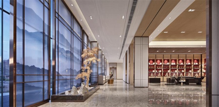 茶業會館空間設計效果圖